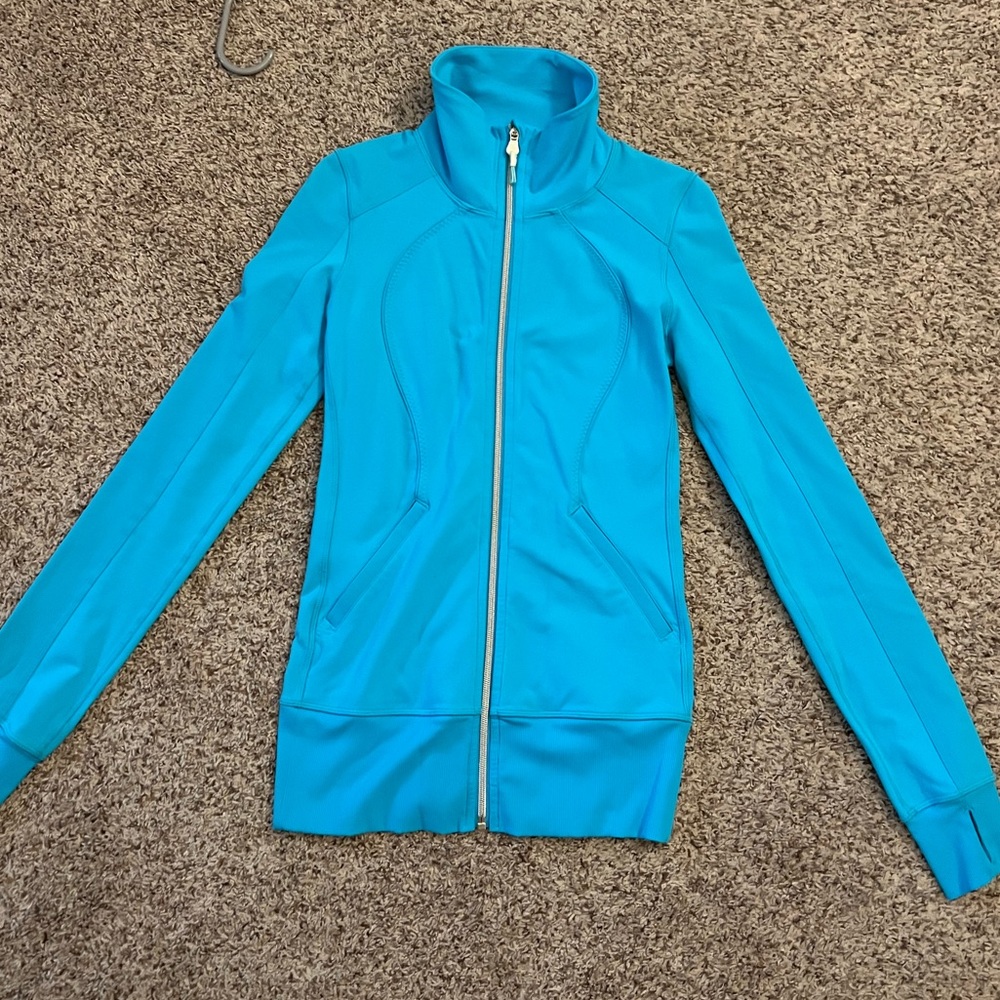 Light blue lululemon womens jacket